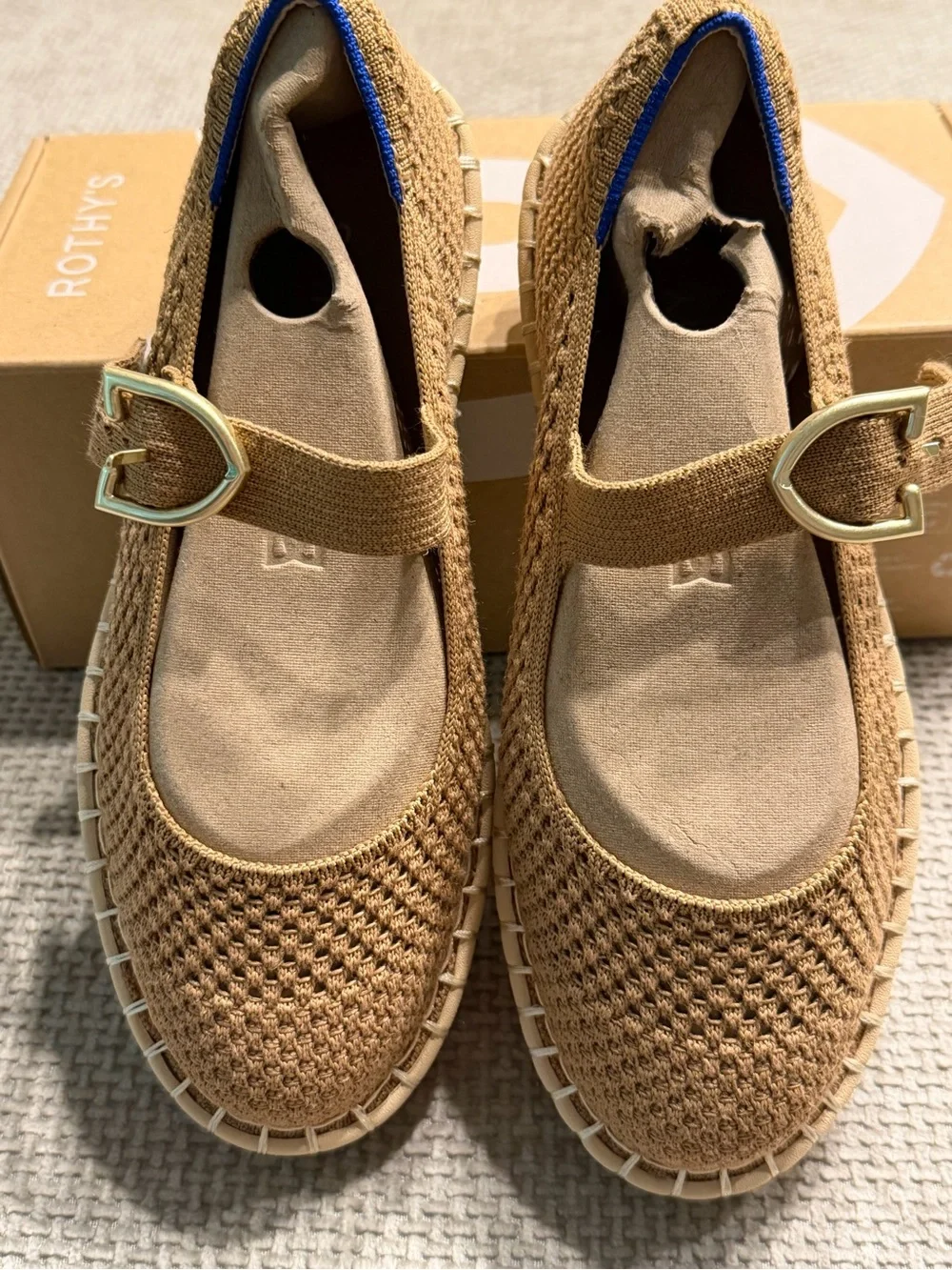 New with box Rothy’s Mary Jane Espadrille